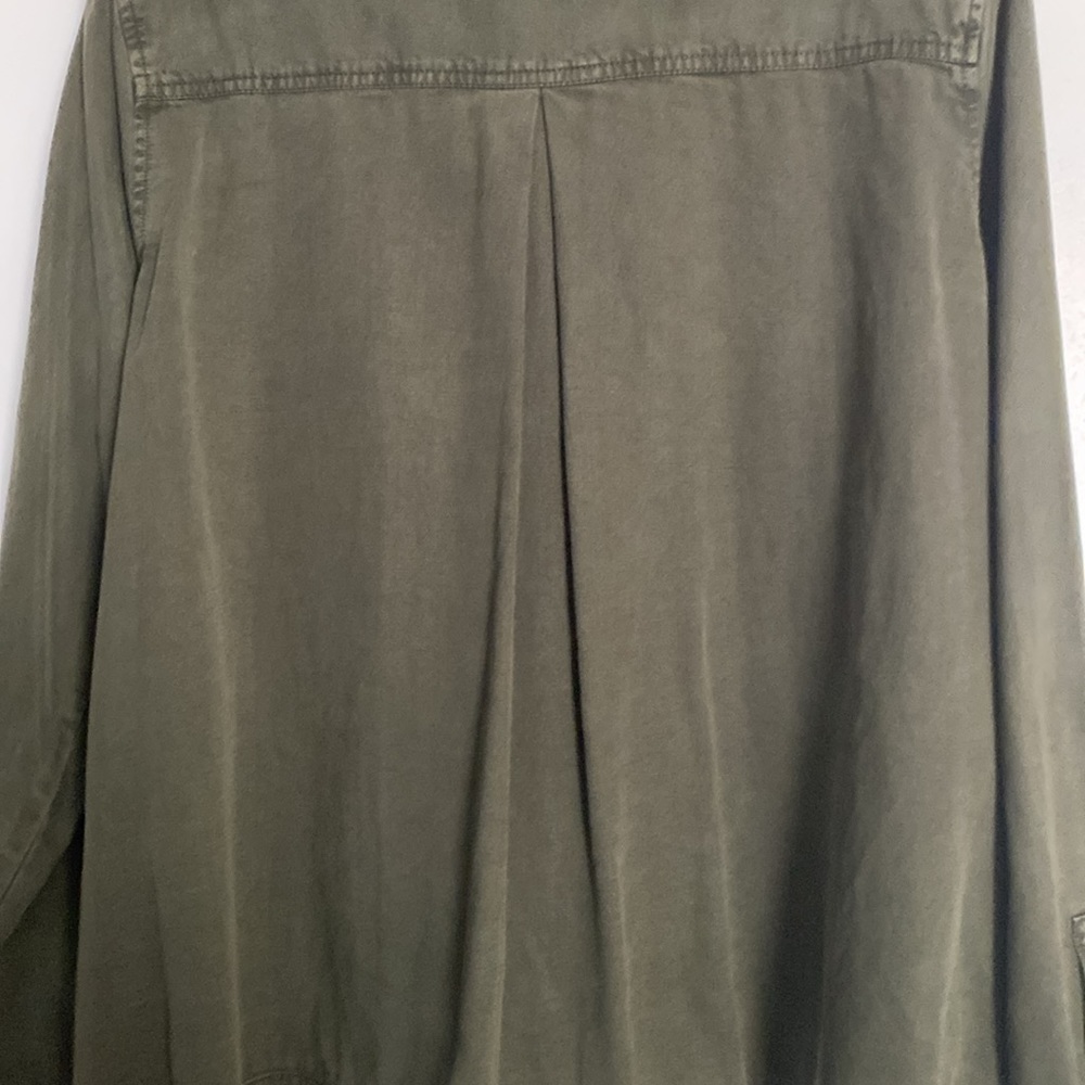 Lucky brand shacket, army green, size L - Picture 7 of 10